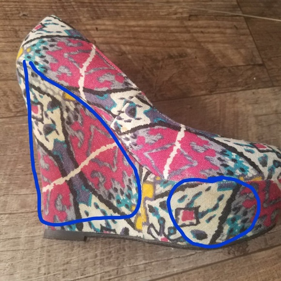 Steve Madden COLORFUL HEELS SIZE 5.5 - Picture 4 of 8